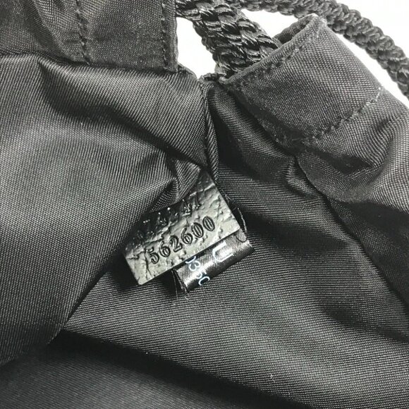 GUCCI 674247 GG laundry bag Off the grid Hand Bag Nylon Black Unused - Picture 9 of 12